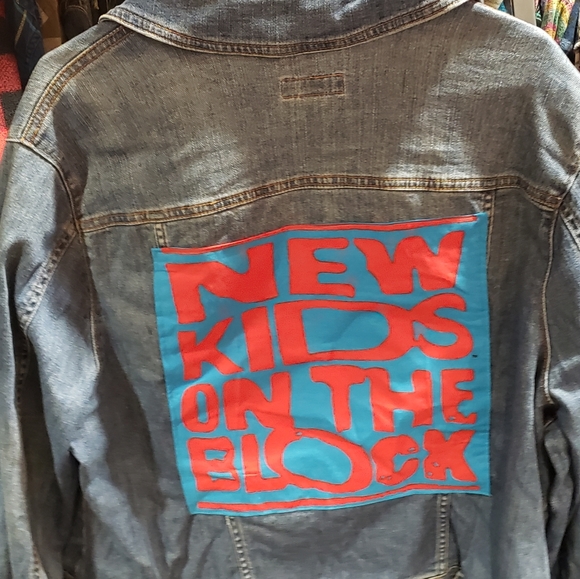 Ava & Viv Jackets & Blazers - Upcycled New Kids On The Block Denim Jacket